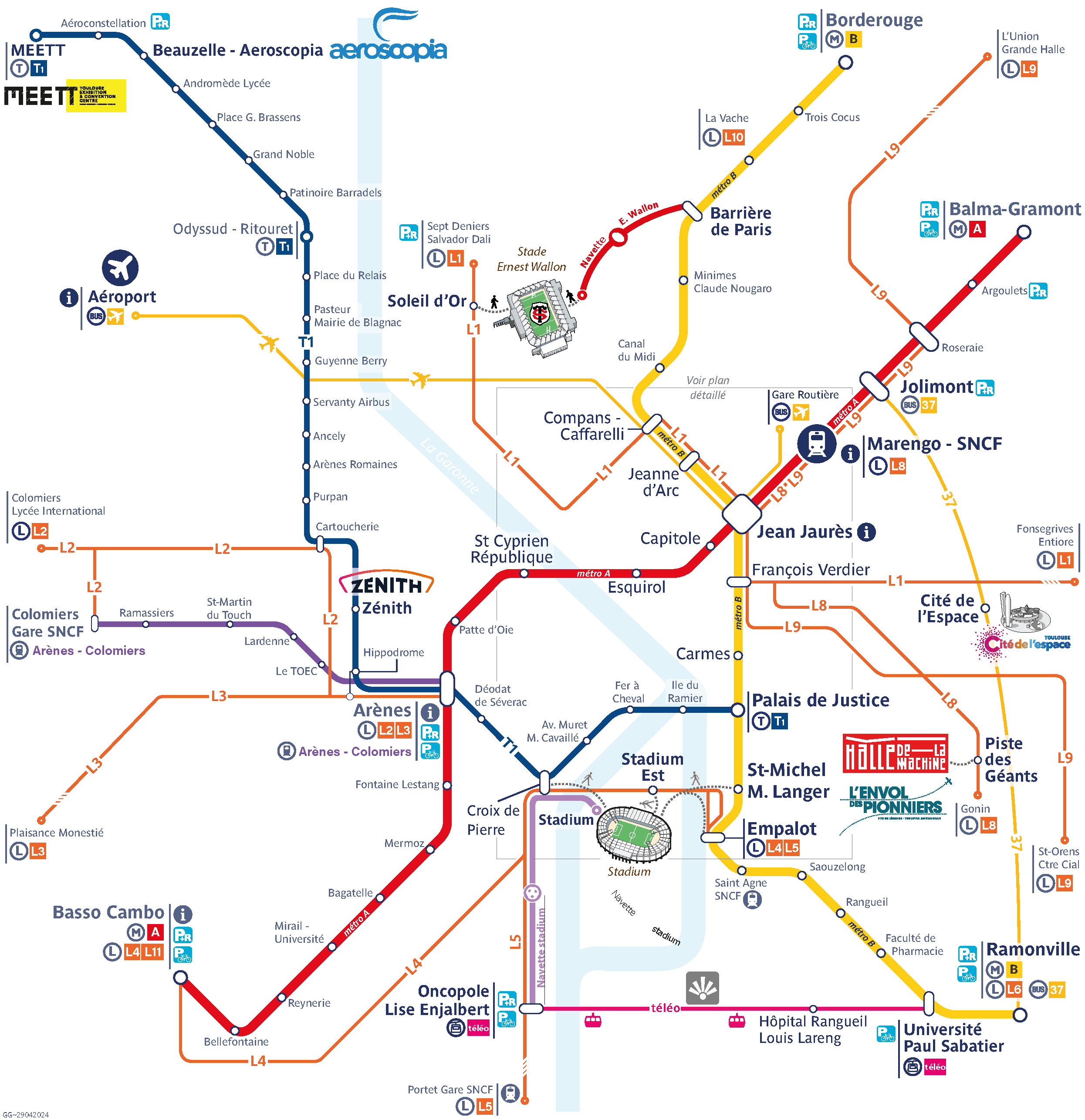 Plan de la ville